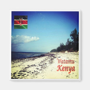 zKE025 KENYA, Watamu Beach, Africa, Fridge Magnet