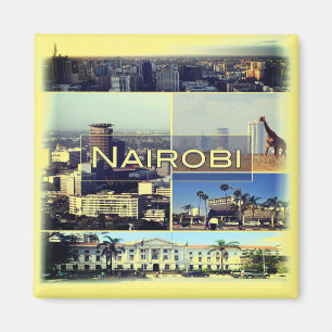 zKE026 NAIROBI, Kenya, Africa, Fridge Magnet