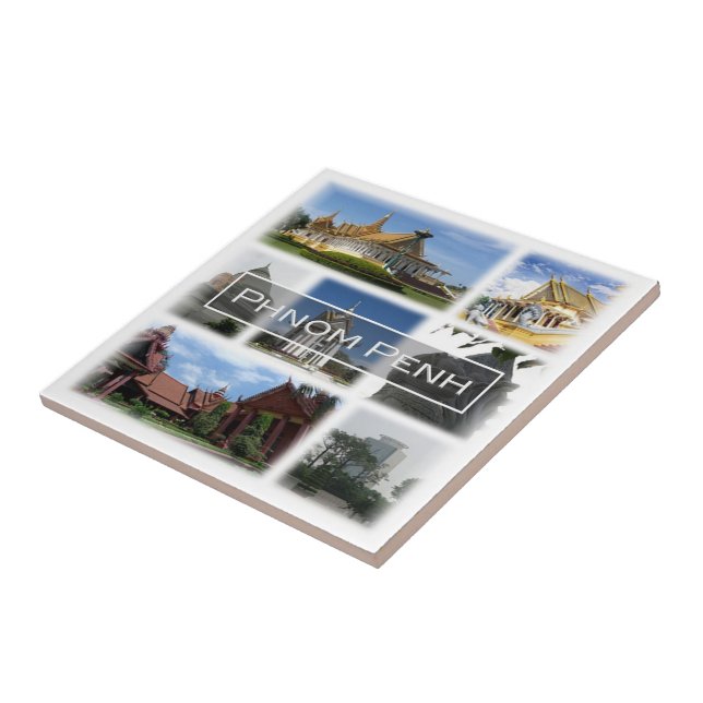 zKH004 PHNOM PENH, Cambodia, Asia, Tile (Side)