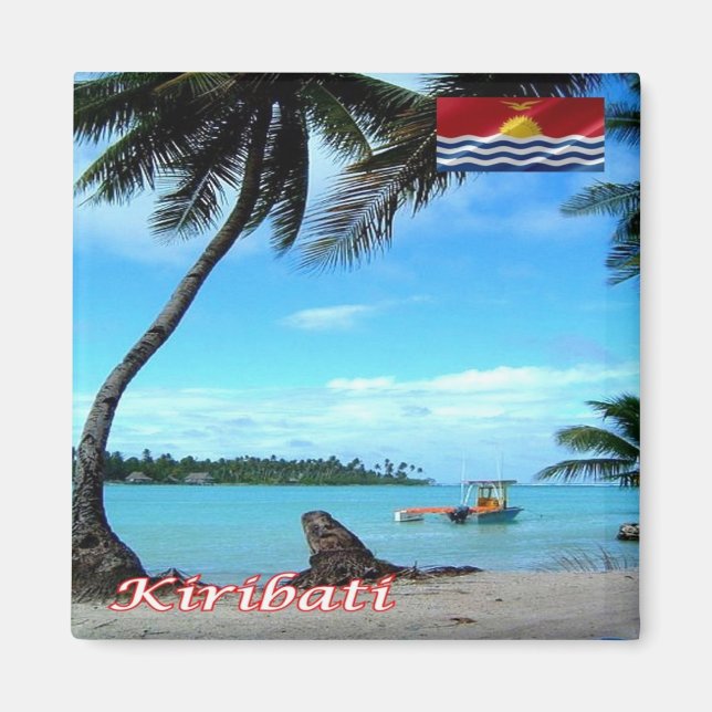 zKI007 KIRIBATI, Panorama, Oceania, Fridge Magnet (Front)