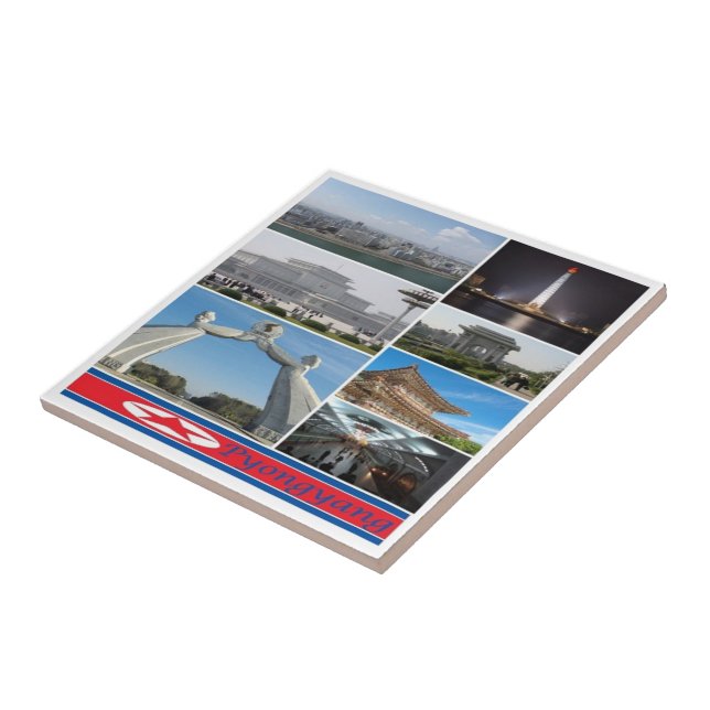 zKP003 PYONGYANG, North Korea, Tile (Side)