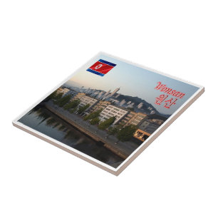 zKP004 WONSAN, North Korea, Asia, Tile