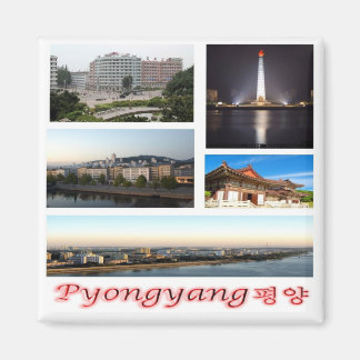 zKP007 PYONGYANG, North Korea, Asia, Fridge Magnet