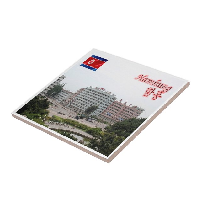 zKP008 HAMHUNG, North Korea, Asia, Tile (Side)