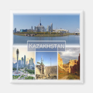 zKZ003 ASTANA, Kazakhstan, Asia, Fridge Magnet