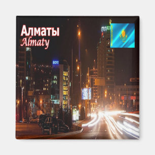 zKZ010 ALMATY CITY, Kazakhstan, Asia, Fridge Magnet