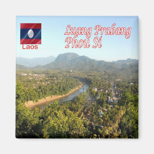 zLA013 PHOU SI Luang Prabang, Laos, Asia, Fridge Magnet