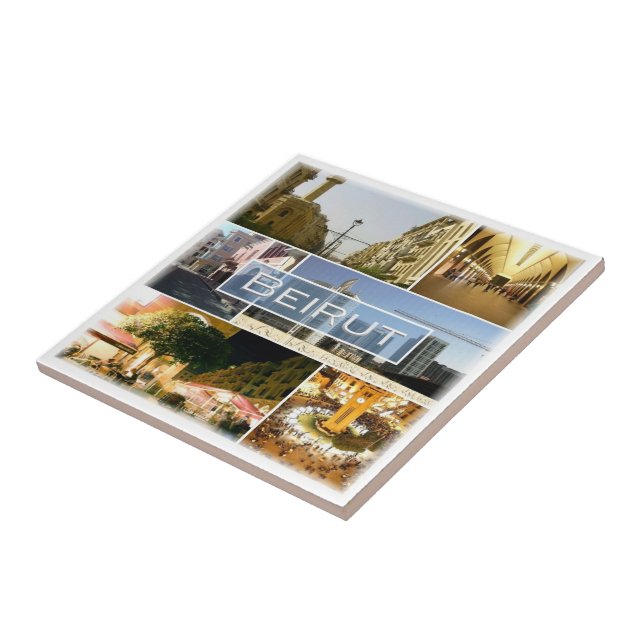 zLB003 BEIRUT, Lebanon, Asia. Tile (Side)