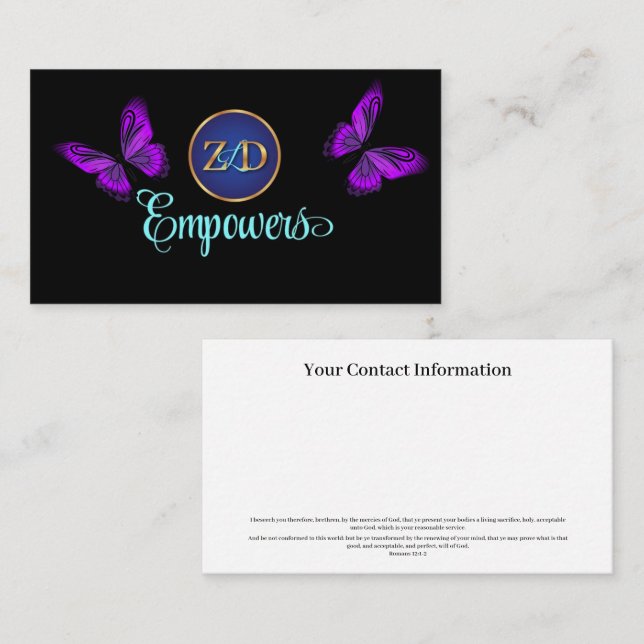 ZLD Empowers Business Cards (Front/Back)
