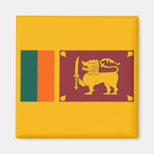 zLK001 Sinhalese FLAG Sri Lanka, Fridge Magnet