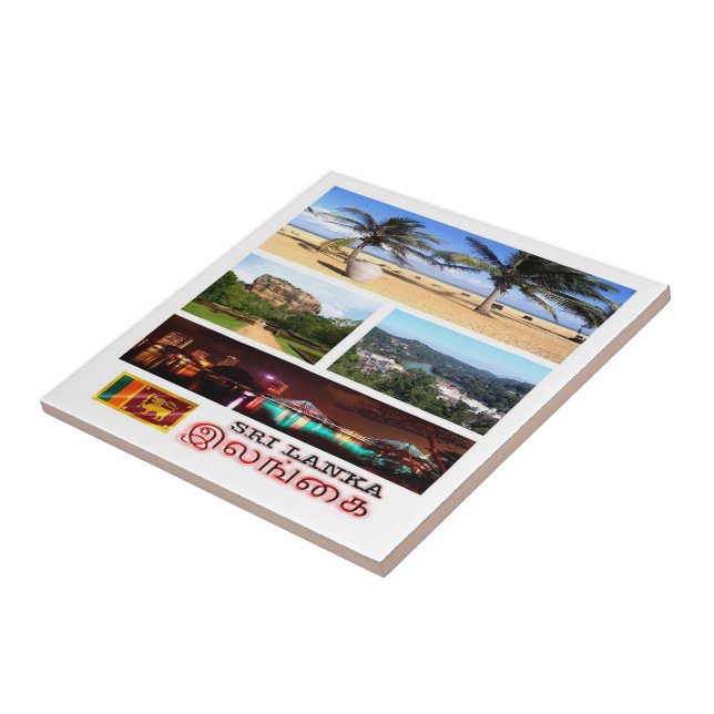 zLK009 SRI LANKA potpourri, Asia, Tile (Side)