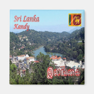 zLK010 KANDY LAKE, Sri Lanka, Asia, Fridge Magnet