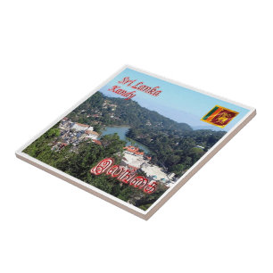 zLK010 KANDY LAKE, Sri Lanka, Asia, Tile