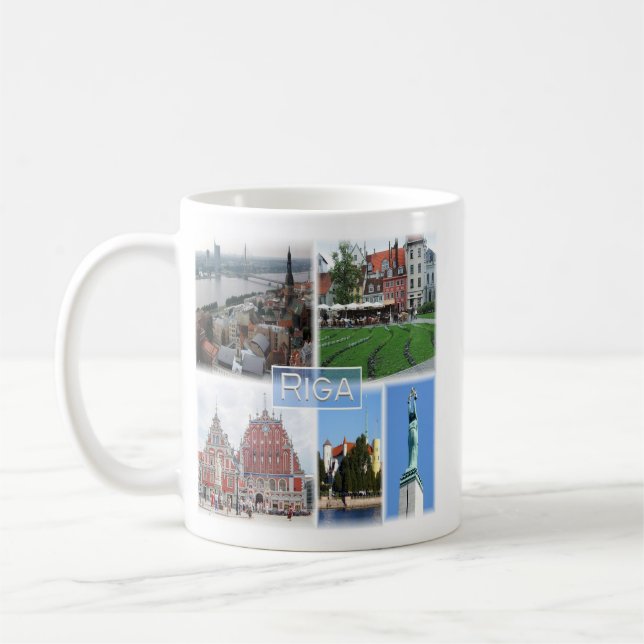 zLV003 RIGA, Latvijas, Republika Latvia, Coffee Mug (Left)