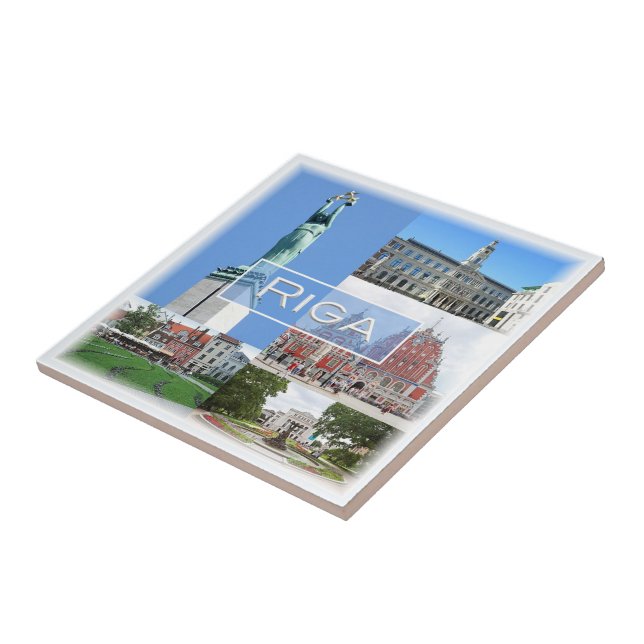 zLV004 RIGA, Republika of Latvia, Europe, Tile (Side)