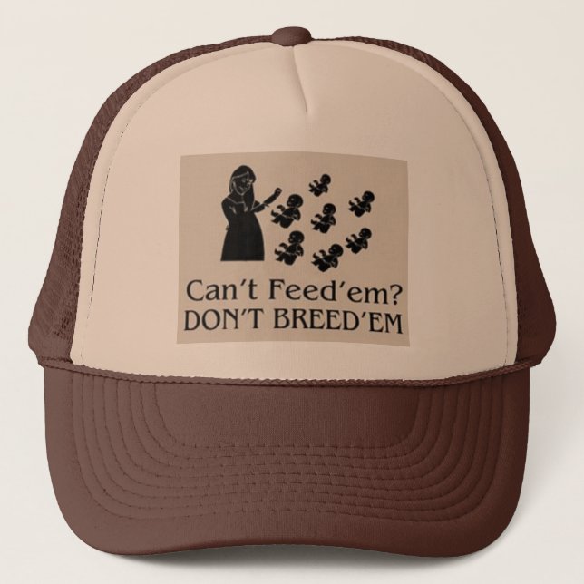 zm_cantfeedem trucker hat (Front)