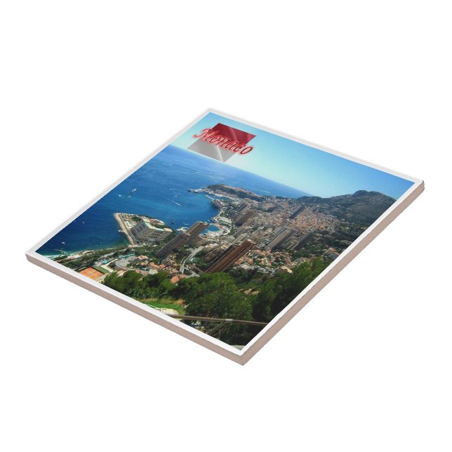 zMC010 PRINCIPALITY OF MONACO, view Tile (Side)