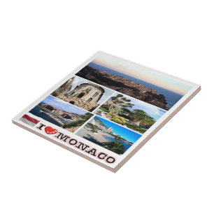 zMC033 MONACO collage "I Love", Tile
