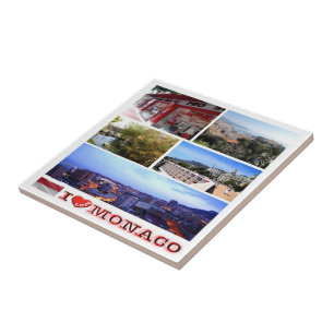 zMC036 MONACO collage "I Love", Tile