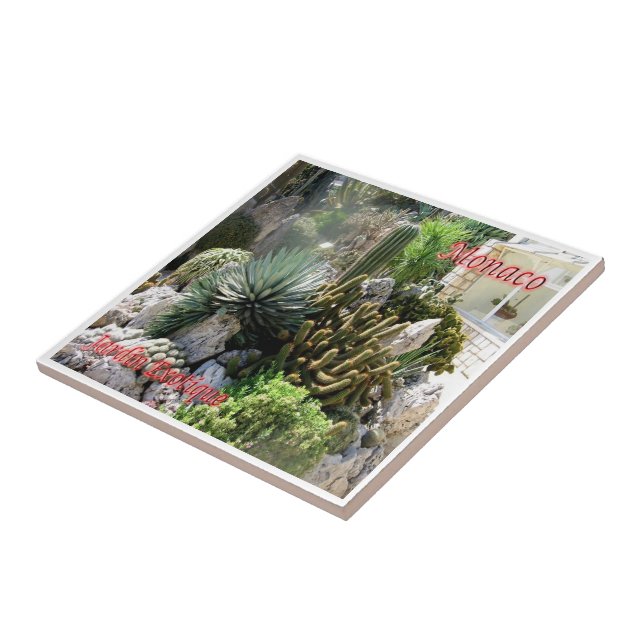 zMC046 EXOTIC GARDEN, Monaco, Tile (Side)