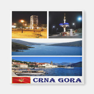 zME005 CRNA GORA, Montenegro, Fridge Magnet