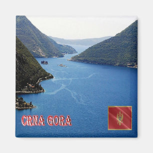 zME018 GULF OF KOTOR, Montenegro, Fridge Magnet