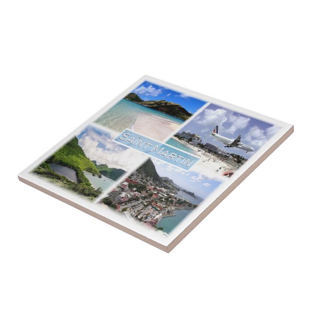 zMF003 SAINT MARTIN, Mosaic, America, Tile (Side)