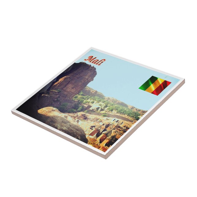 zML005 MALI, Begnimatou, Africa, Tile (Side)