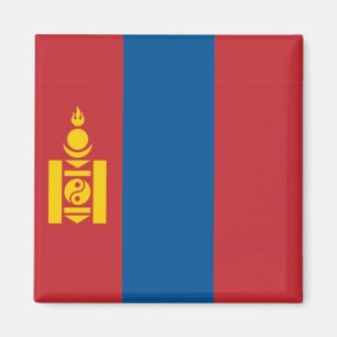 zMN001 Mongolian FLAG Mongolia, Fridge Magnet