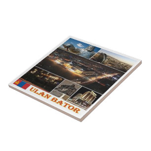 zMN004 ULAN BATOR, Mongolia, Asia, Tile