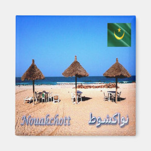 zMR015 NOUAKCHOTT Beach, Mauritania, Africa,Fridge Magnet