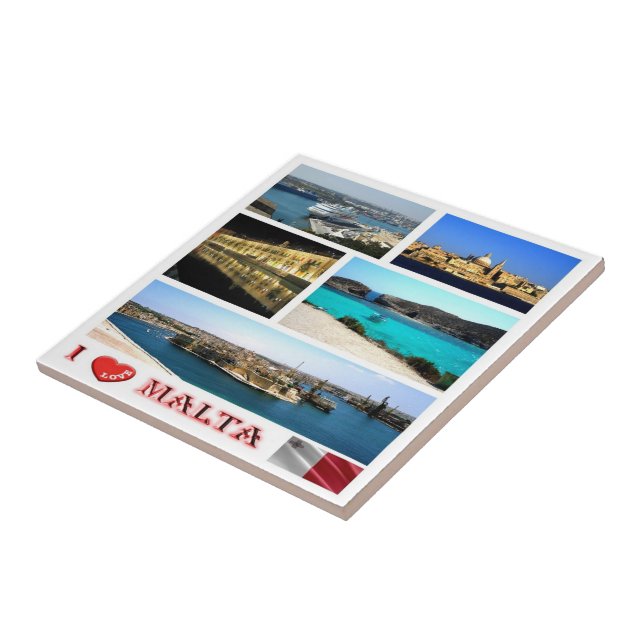 zMT007 MALTA "I Love", Tile (Side)