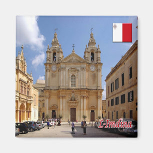 zMT008 MDINA "The Silent City", Malta, Fridge Magnet