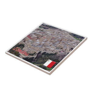 zMT009 MDINA SkyLine, Malta, Tile