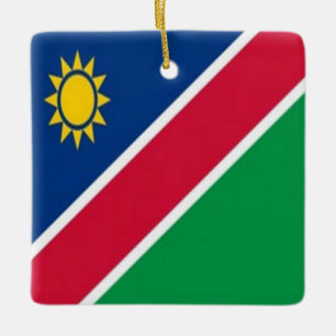 zNA001 NAMIBIA, Flag, Africa, Ceramic Ornament