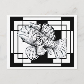 ZNDC Studio's Mandarin Fish Postcard