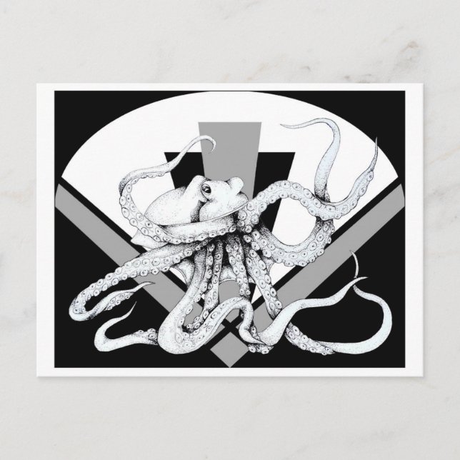 ZNDC Studio's Octopus Tower Postcard (Front)