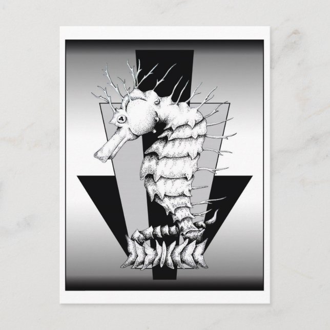 ZNDC Studio's Seahorse Tower Postcard (Front)