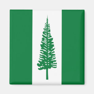 zNF001 NORFOLK ISLANDS FLAG, Oceania, Fridge Magnet