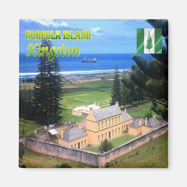 zNF005 KINGSTON, NORFOLK ISLAND, Oceania, Fridge Magnet (Front)