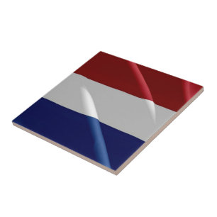 zNL002 DUTCH waving FLAG, Netherlands, Holland Tile