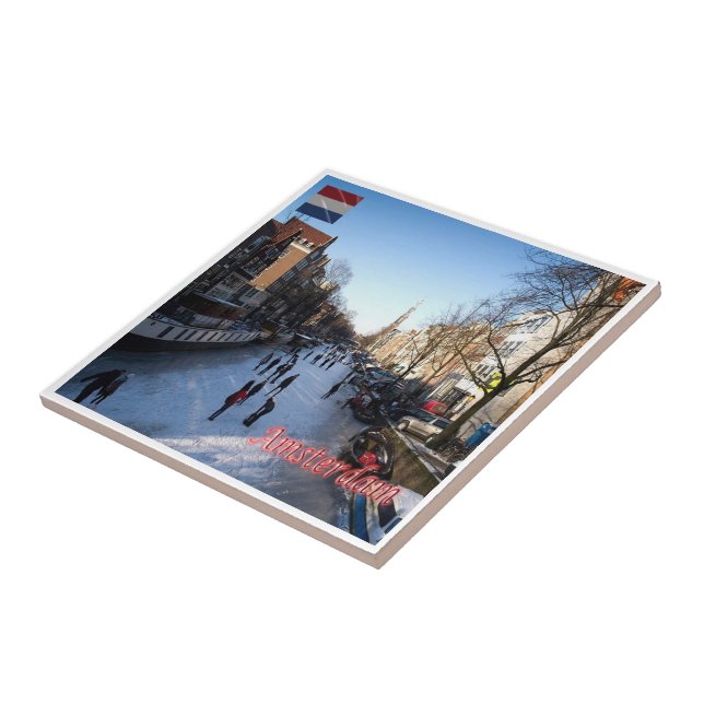 zNL007 AMSTERDAM panorama, Netherlands, Tile (Side)