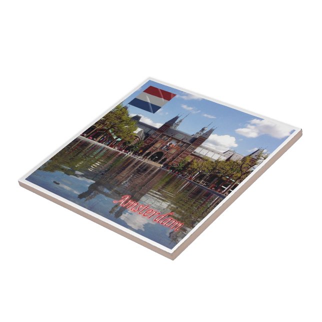 zNL015 RIJKSMUSEUM Amsterdam, Netherlands, Tile (Side)