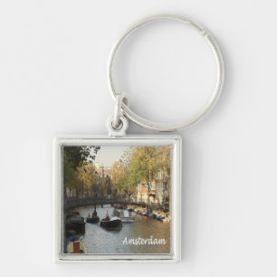 zNL017 AMSTERDAM navigable canal, Key Ring