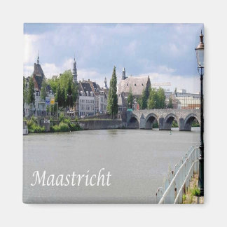 zNL027 MAASTRICHT Meuse river MASS, Europe, Fridge Magnet