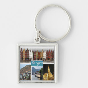 zNO009 BERGEN, Norway, Europe, Key Ring
