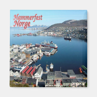 zNO016 HAMMERFEST, Norway, Europe, Fridge Magnet