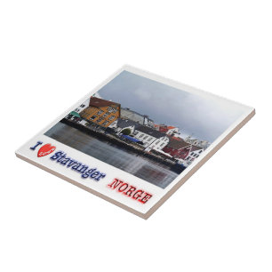 zNO027 STAVANGER "I Love", Norway, Europe, Tile