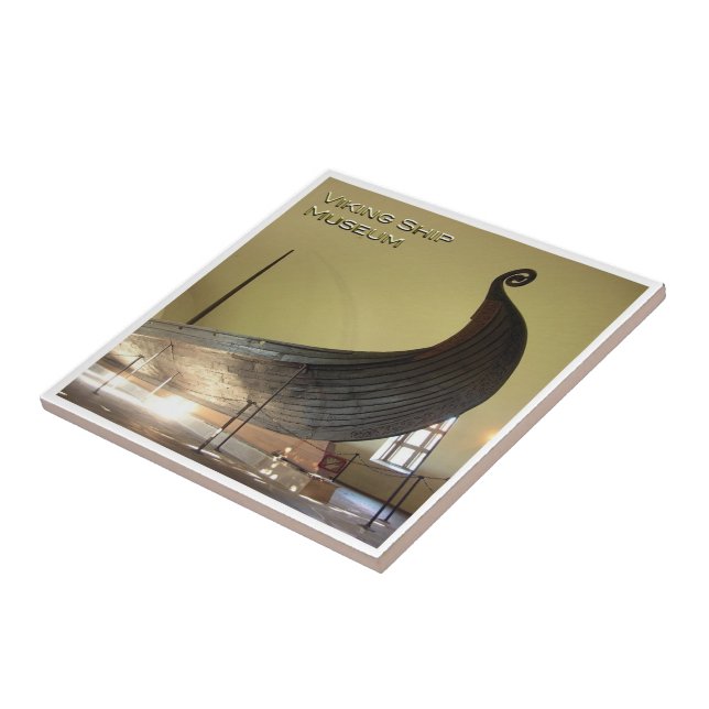 zNO031 VIKING SHIP MUSEUM, Norway, Europe, Tile (Side)