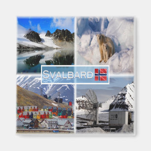 zNO041 SVALBARD, Norway, Europe, Fridge Magnet